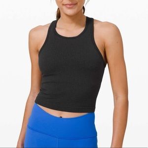 lululemon ebb to street racerback crop tank